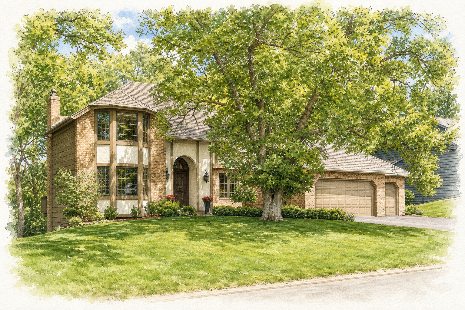 Watercolor portrait of 7885 133rd St W