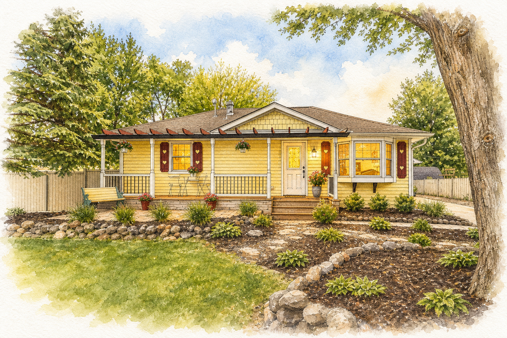 Watercolor portrait of 16626 Flounder Ave W