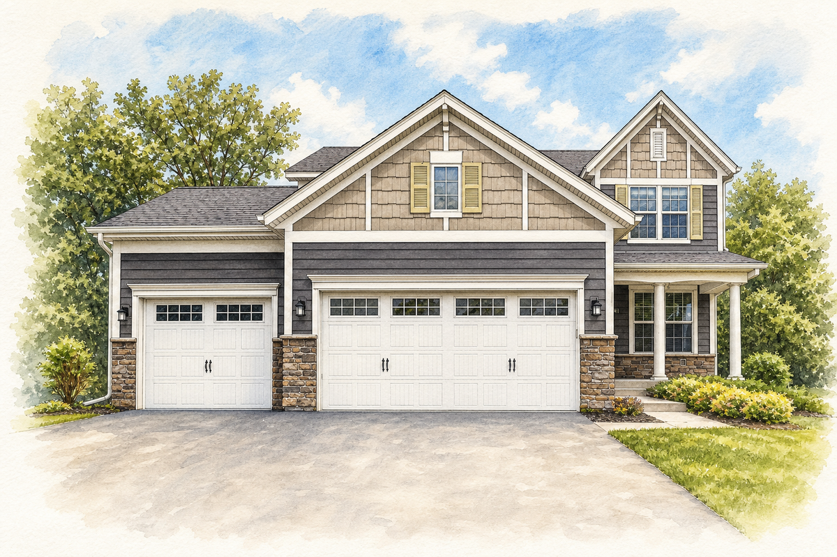 Watercolor portrait of 3276 129th Ave NE