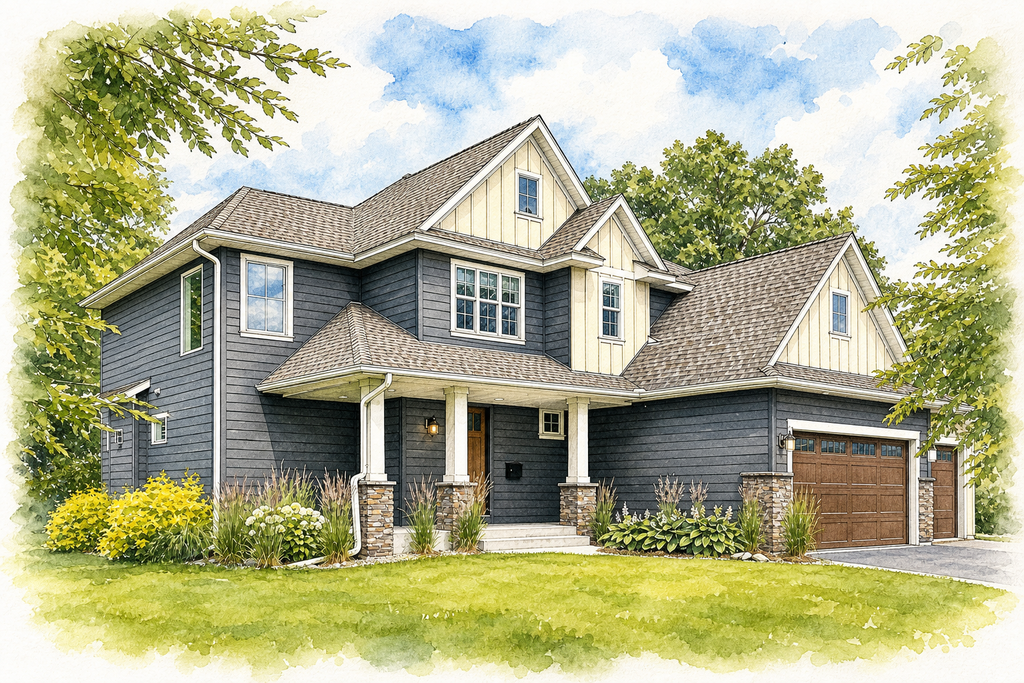 Watercolor portrait of 3042 Aquila Ave S