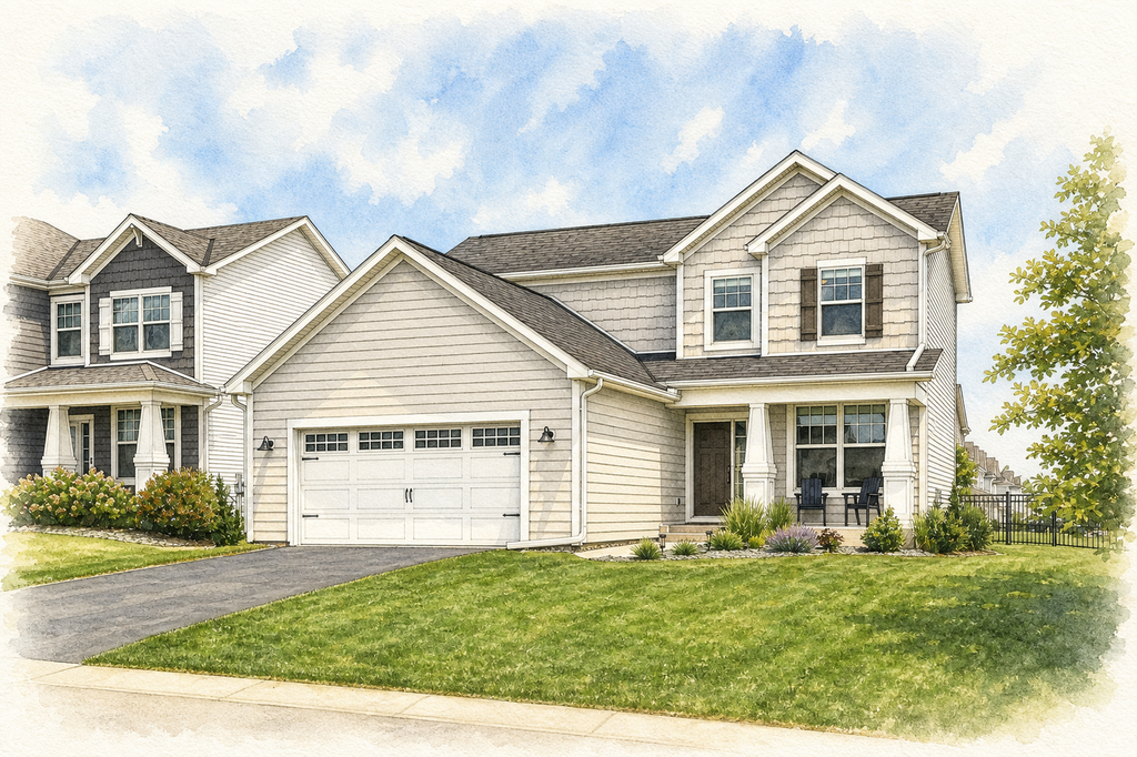 Watercolor portrait of 18398 Glenbridge Ave