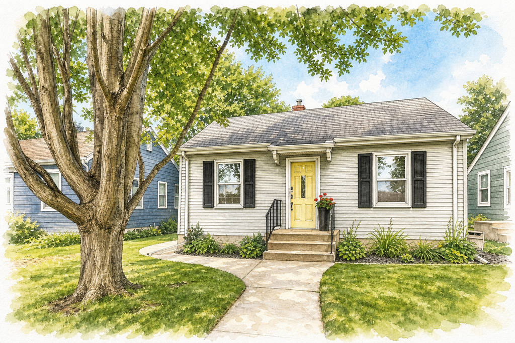 Watercolor portrait of 3044 Idaho Ave S
