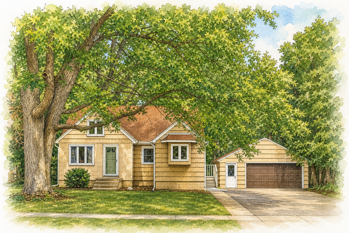 Watercolor portrait of 1993 9th St