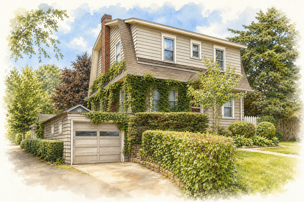Watercolor portrait of 589 Lexington Pkwy N
