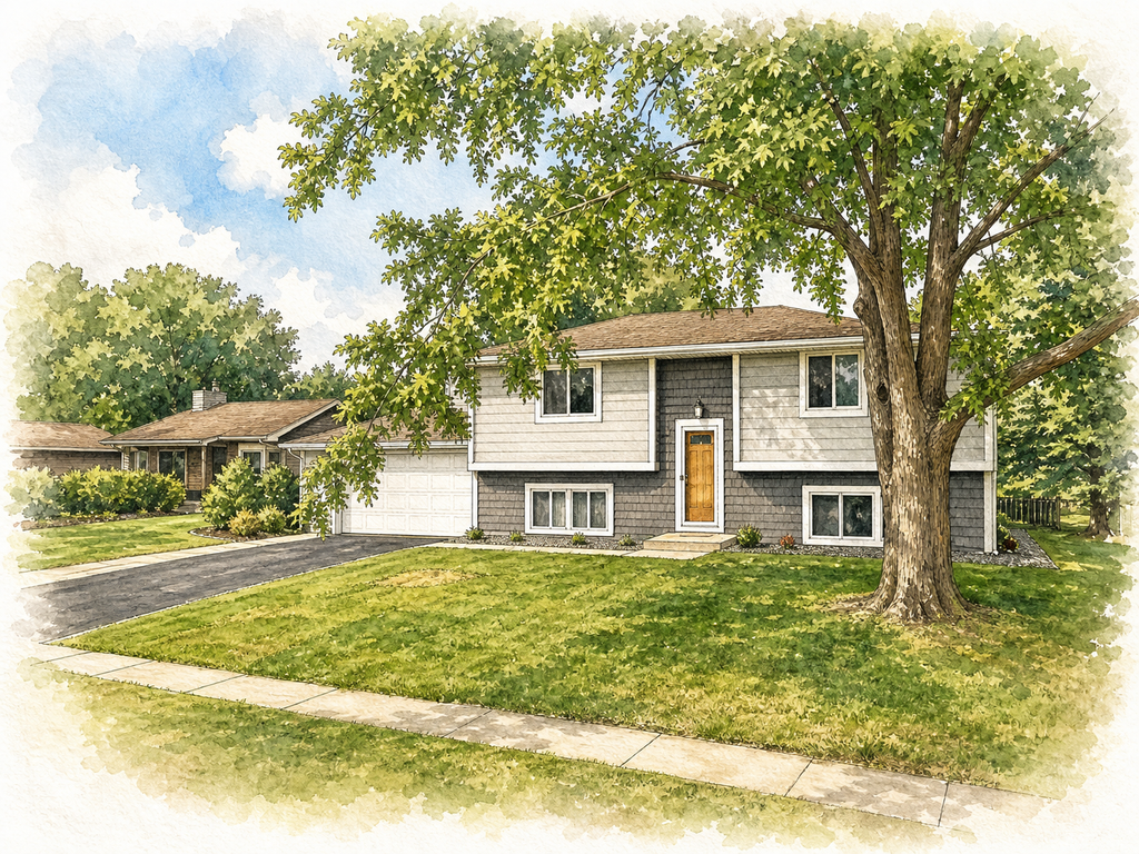 Watercolor portrait of 14986 Echo Way