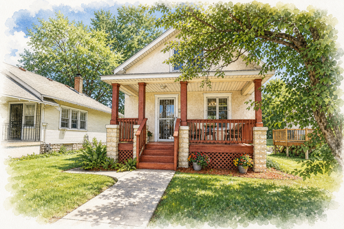 Watercolor portrait of 1092 21st Ave SE