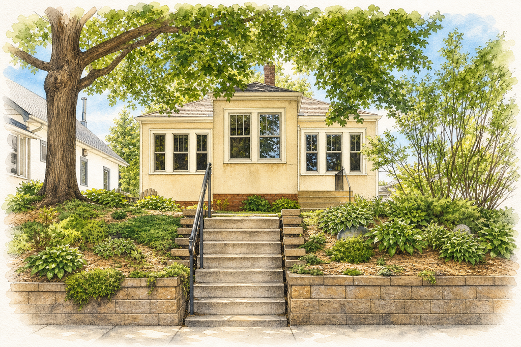 Watercolor portrait of 4136 25th Ave S