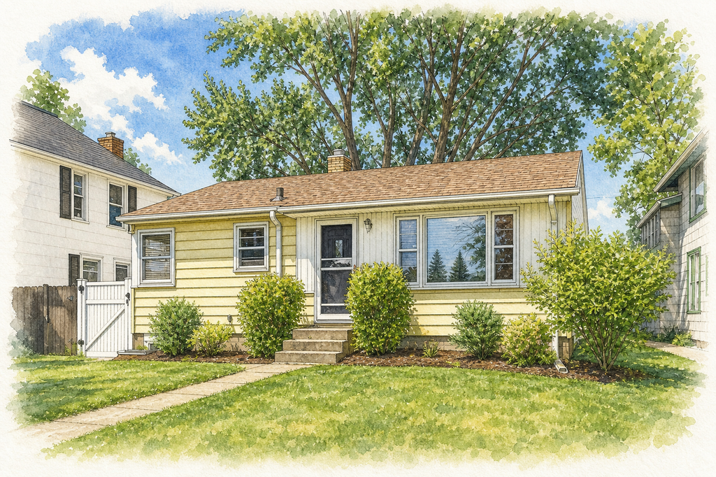 Watercolor portrait of 547 11th Ave N
