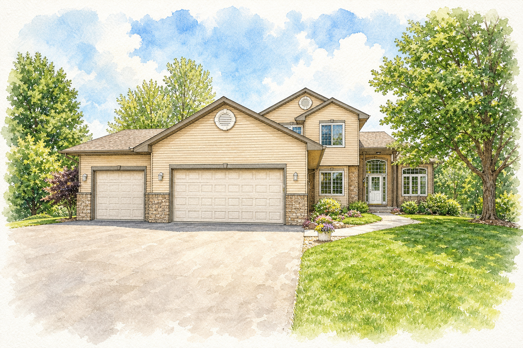 Watercolor portrait of 15049 82nd Cir NE