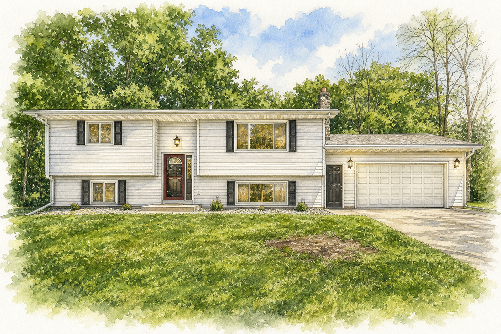 Watercolor portrait of 27835 Lavonne St