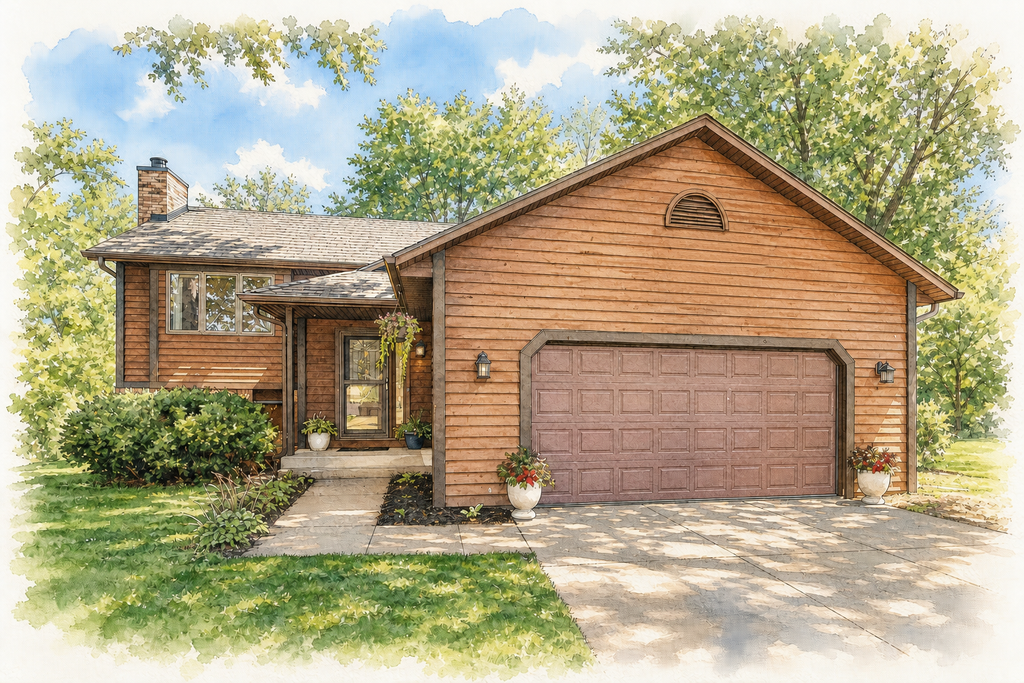Watercolor portrait of 12852 Essex Way