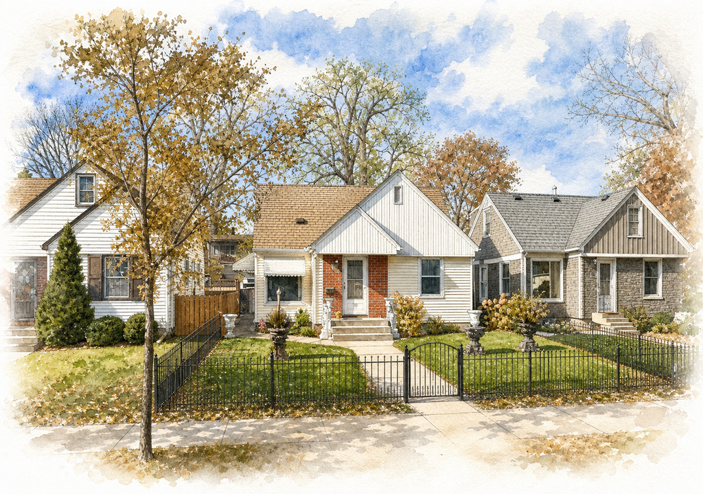 Watercolor portrait of 4028 19th Ave S