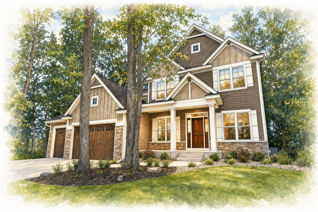 Watercolor portrait of 11725 Naples Cir NE