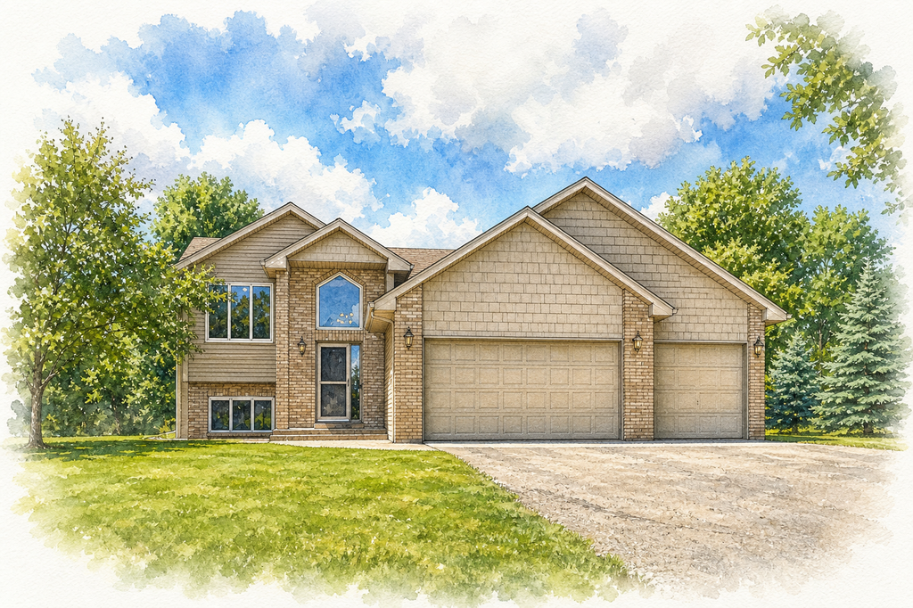 Watercolor portrait of 23159 Edison Ct