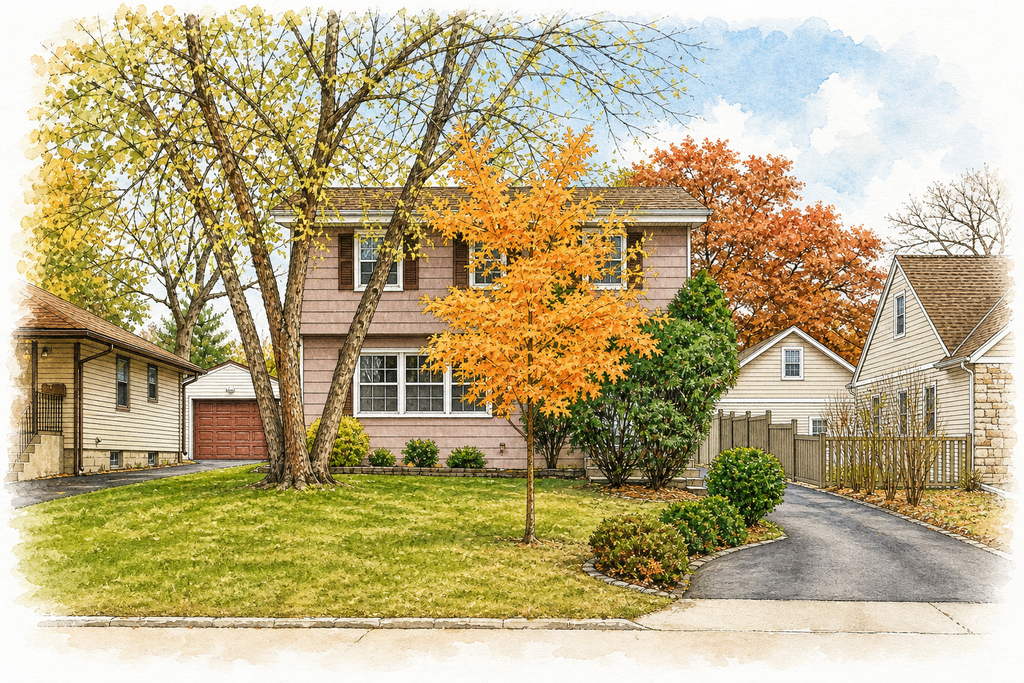 Watercolor portrait of 6815 Irving Ave S