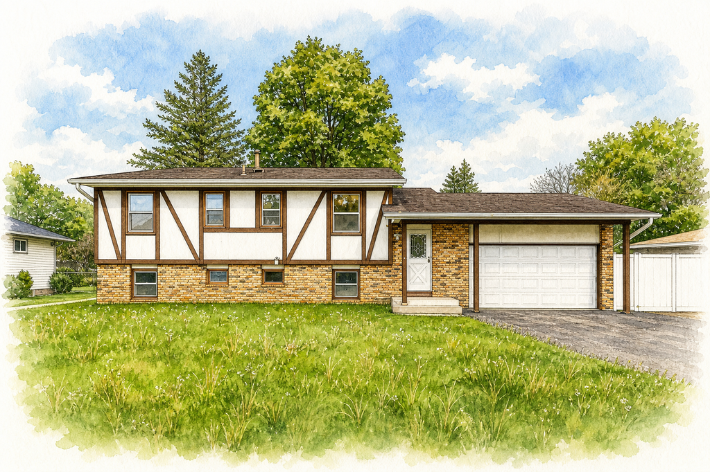 Watercolor portrait of 16500 Foliage Ave W
