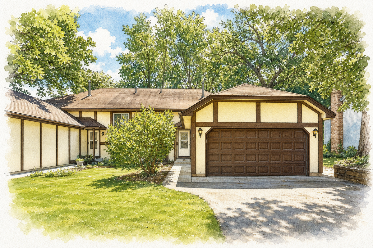 Watercolor portrait of 15229 Buchanan Ct