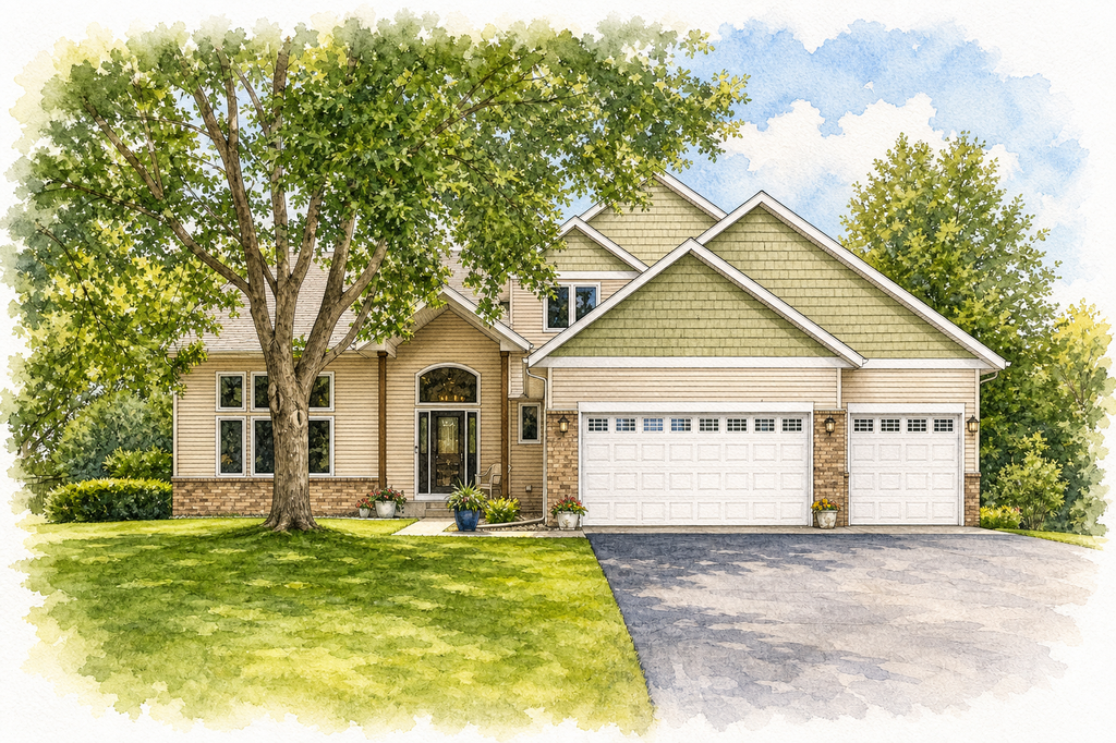 Watercolor portrait of 20439 Islandview Cir