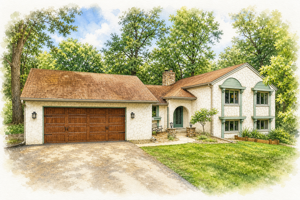 Watercolor portrait of 8119 Lower 129th Ct