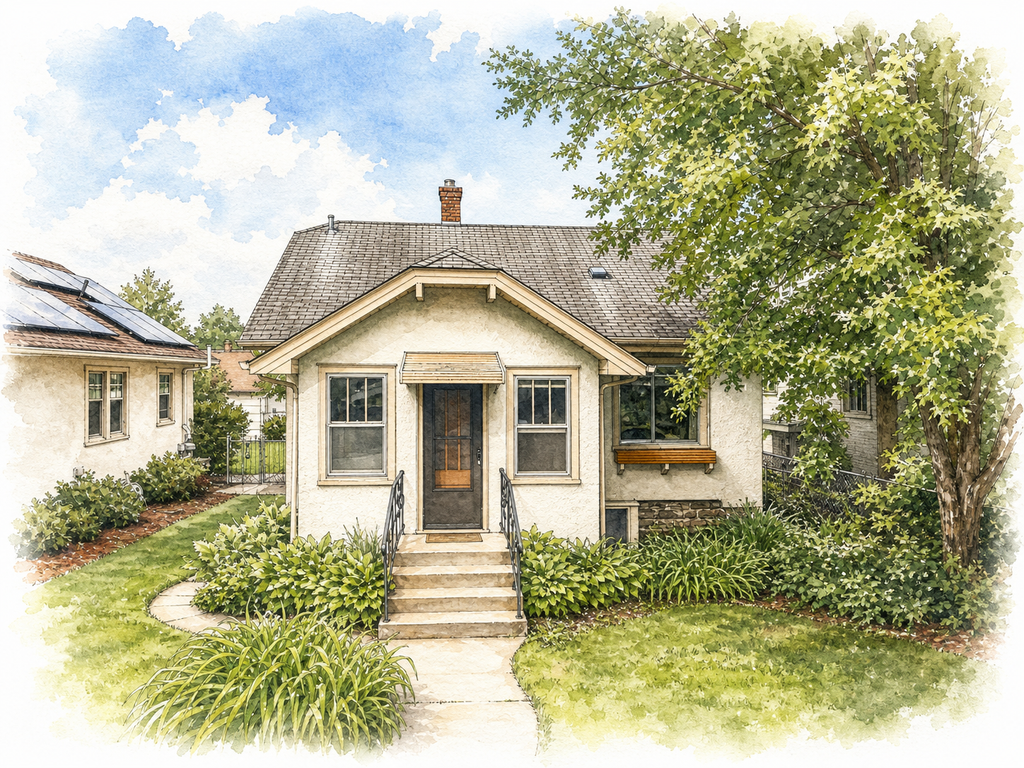 Watercolor portrait of 4117 27th Ave S