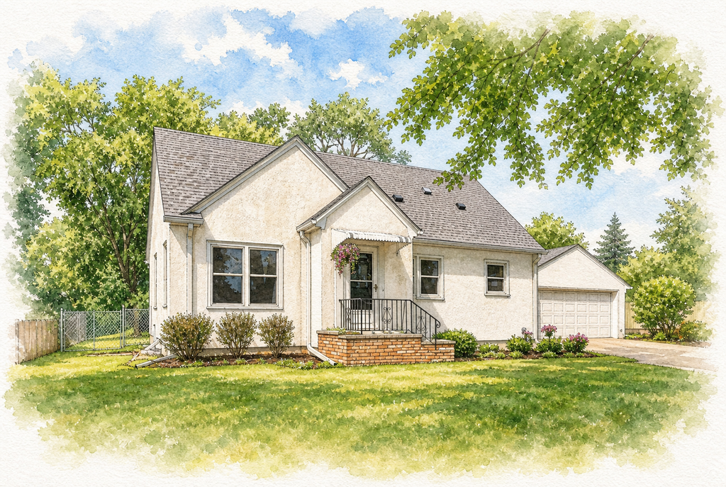 Watercolor portrait of 2663 16th Ave E