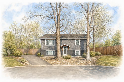 Watercolor portrait of 11260 97th Ave N