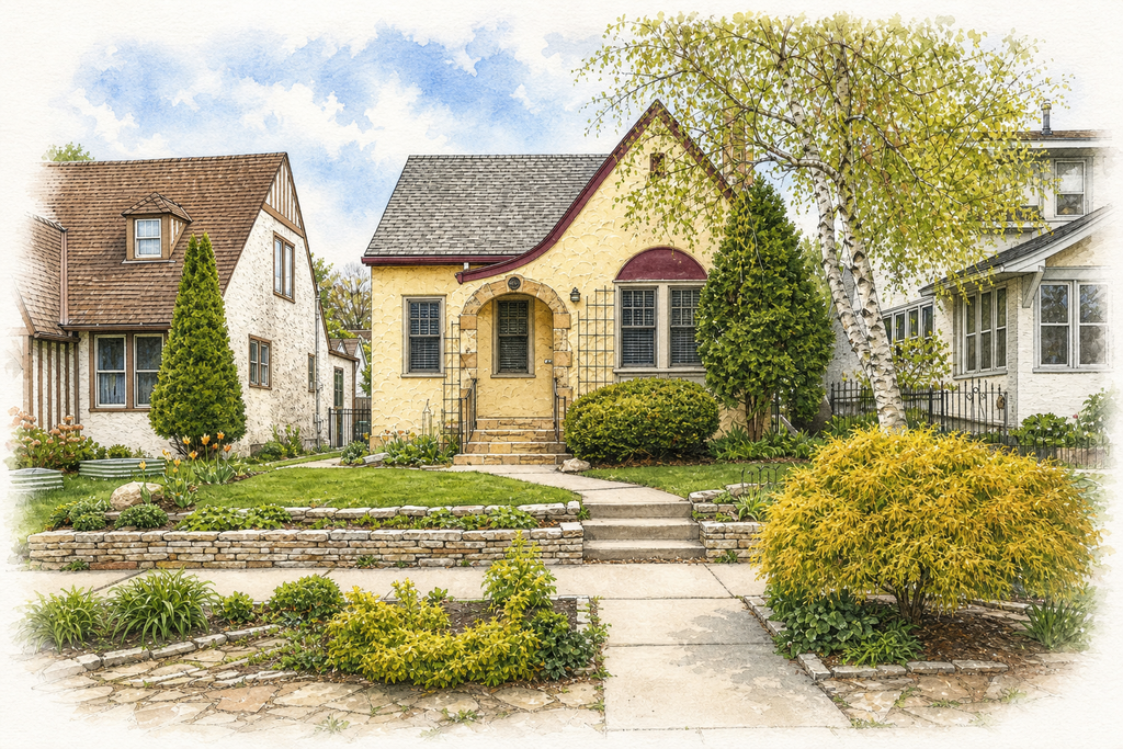 Watercolor portrait of 2095 James Ave