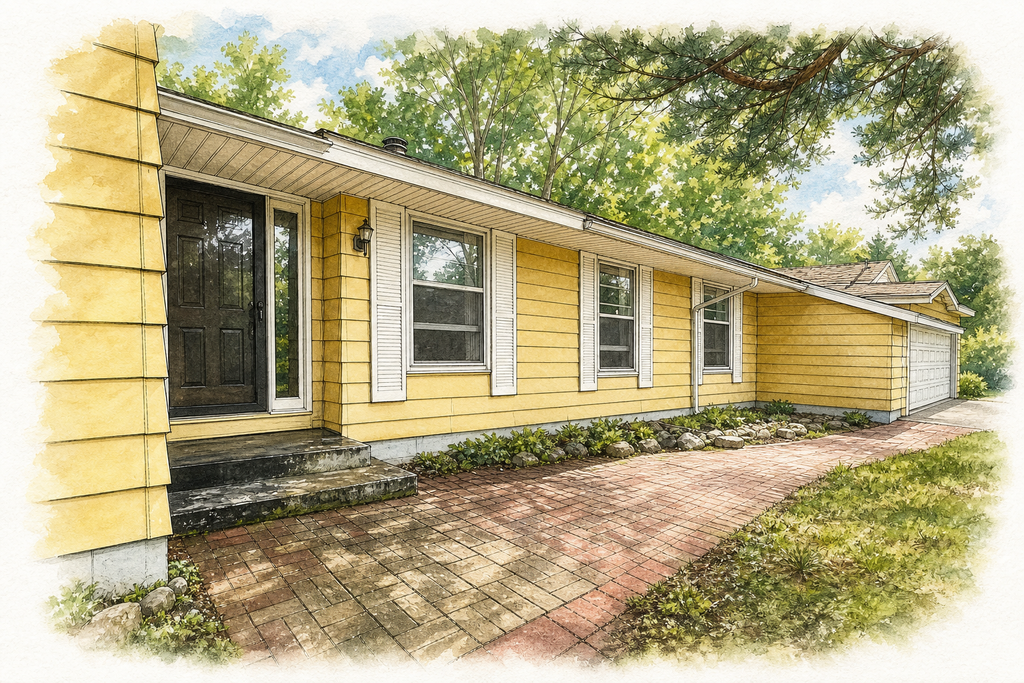 Watercolor portrait of 6501 Vernon Ave S