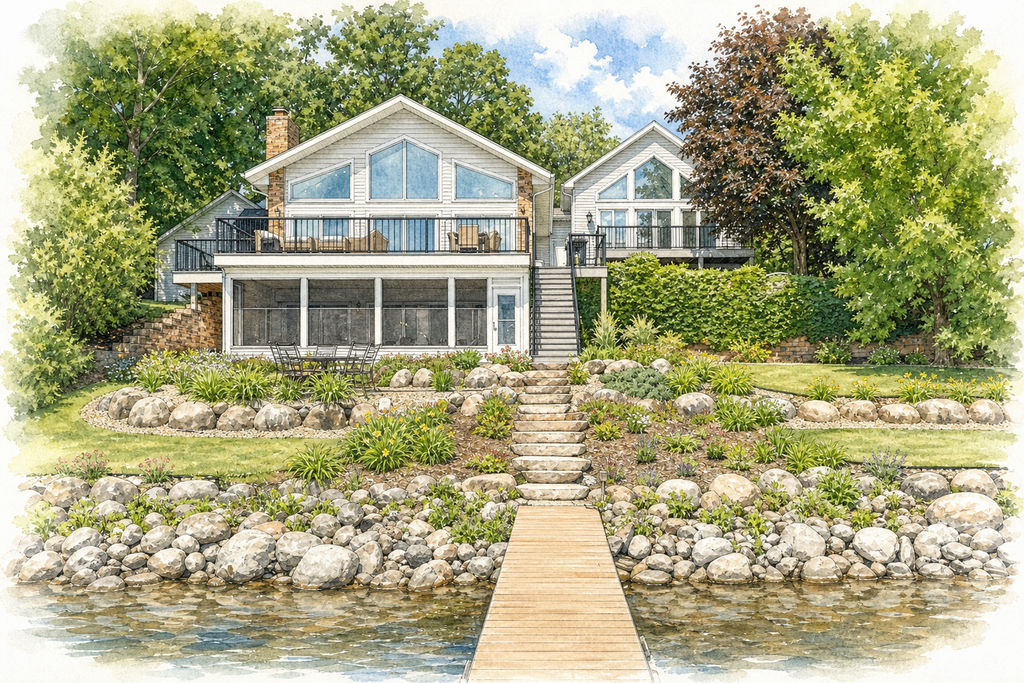 Watercolor portrait of 1504 3rd Ave NE
