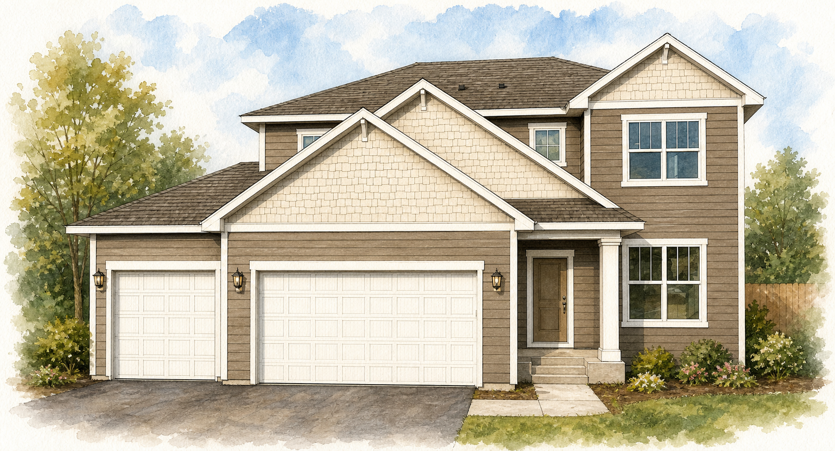 Watercolor portrait of 1528 Philipp Way