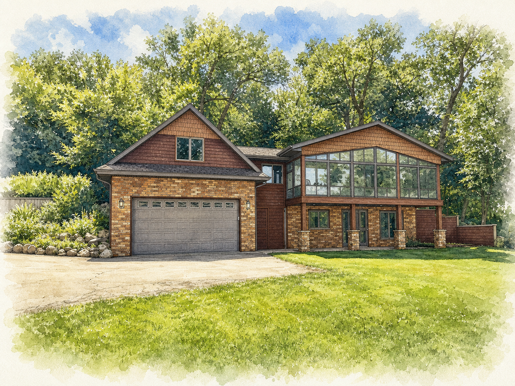 Watercolor portrait of 20313 Langevin Dr