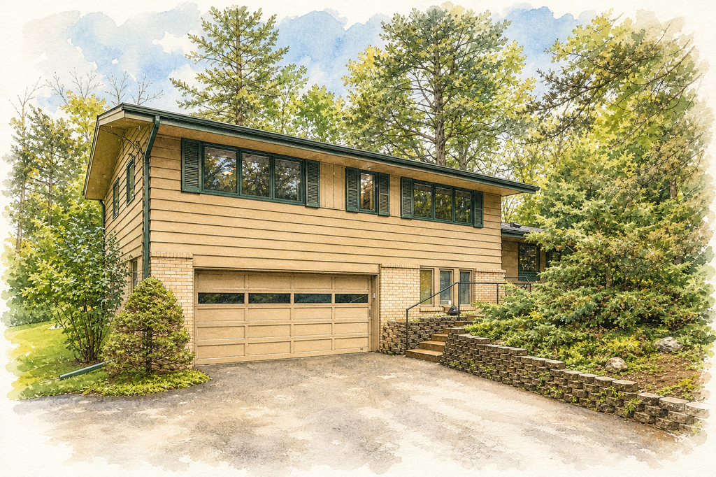 Watercolor portrait of 2938 Oak Lea Dr
