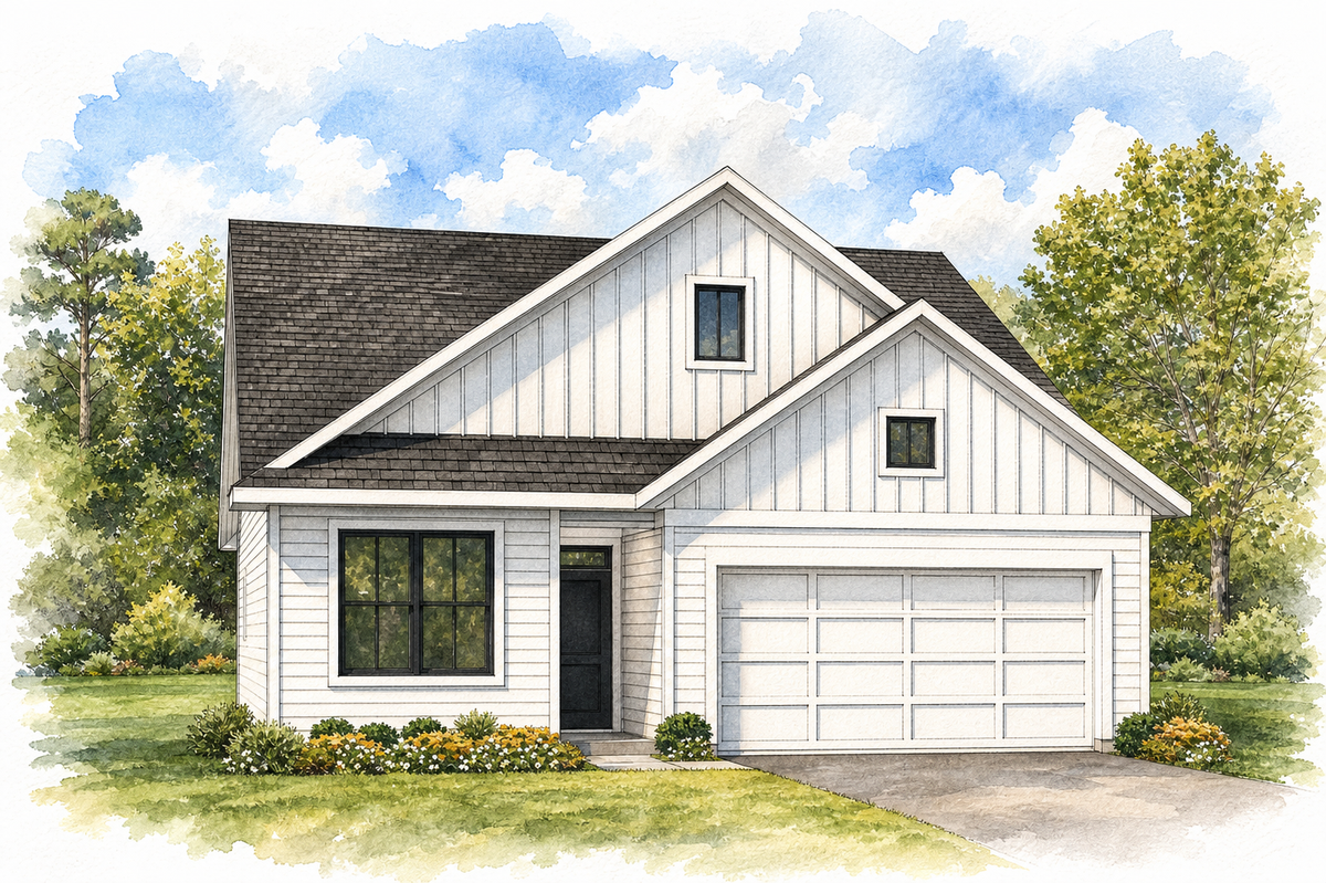 Watercolor portrait of 10923 Lower 37th Street Ct N