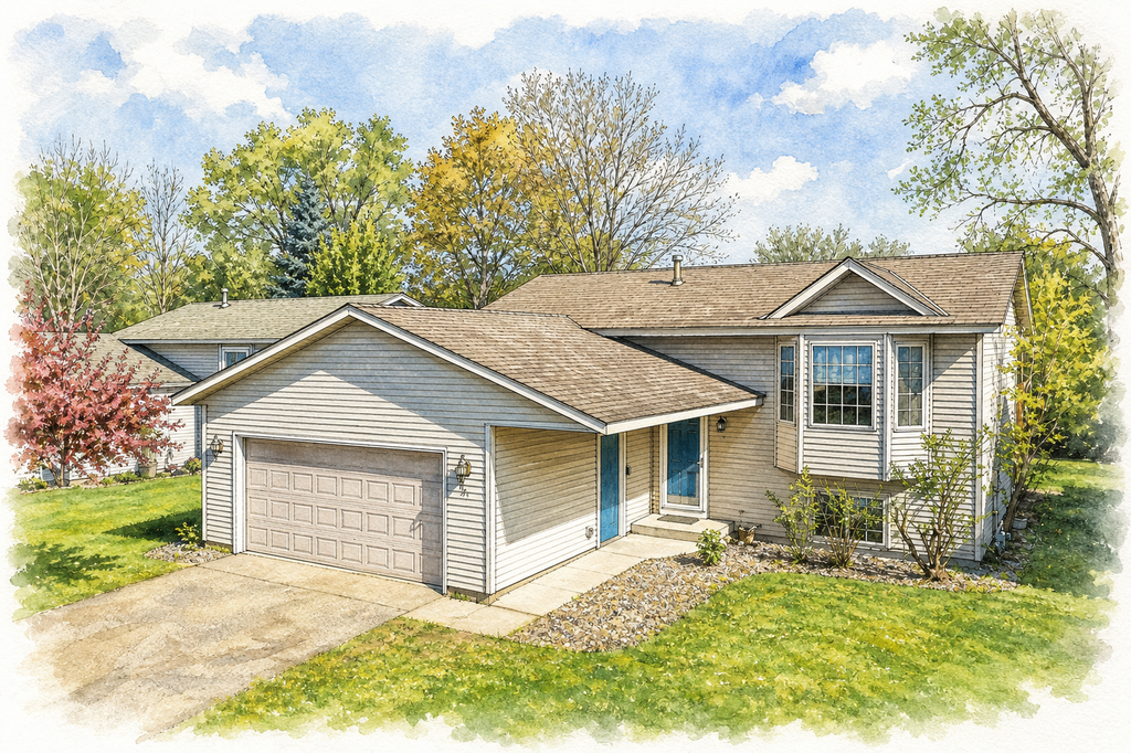 Watercolor portrait of 5061 183rd St W