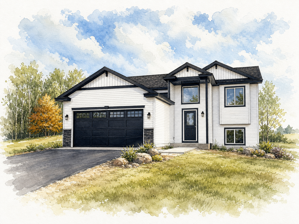 Watercolor portrait of 22943 27th Ave
