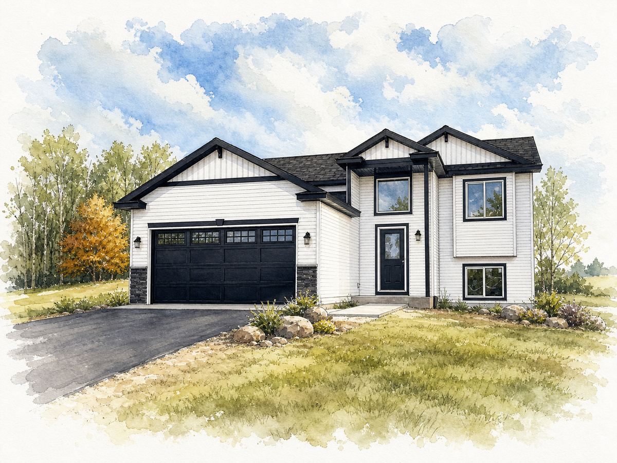 Watercolor portrait of 22943 27th Ave