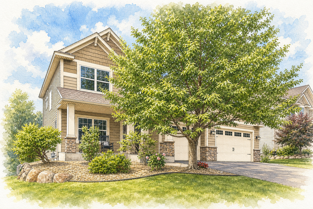 Watercolor portrait of 2715 Fieldstone Dr
