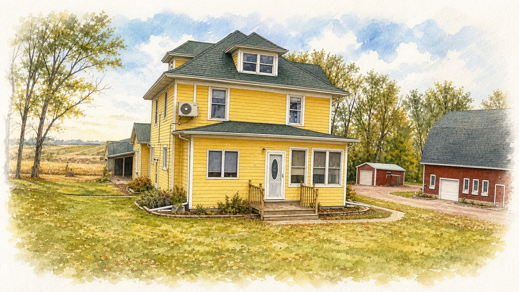 Watercolor portrait of 1731 50th Ave