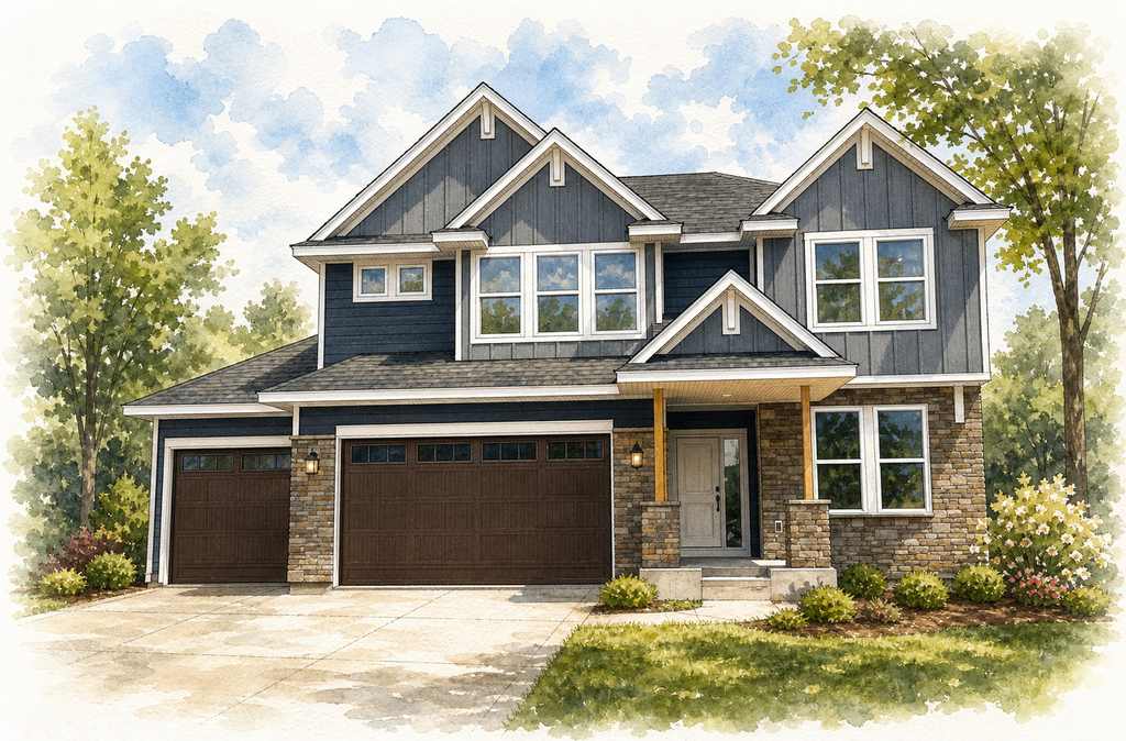 Watercolor portrait of 8607 183rd St W