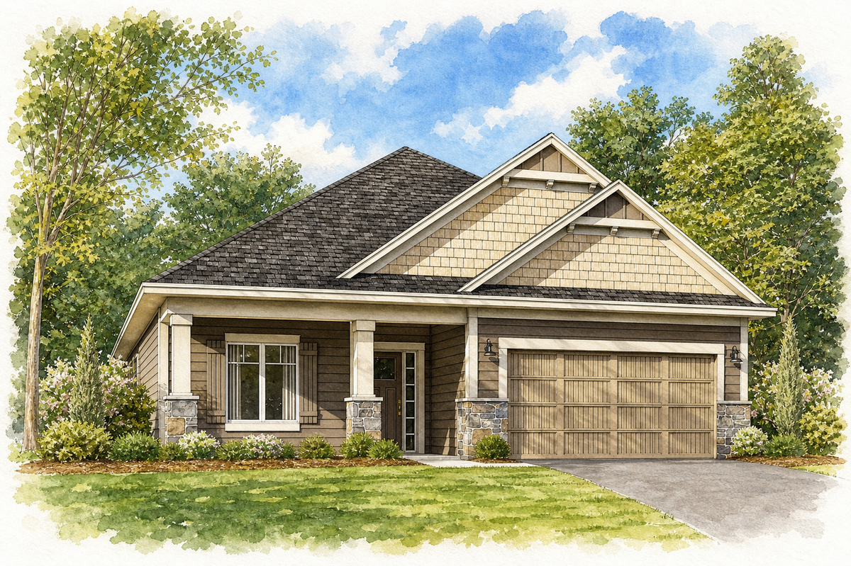 Watercolor portrait of 19940 79th Ave