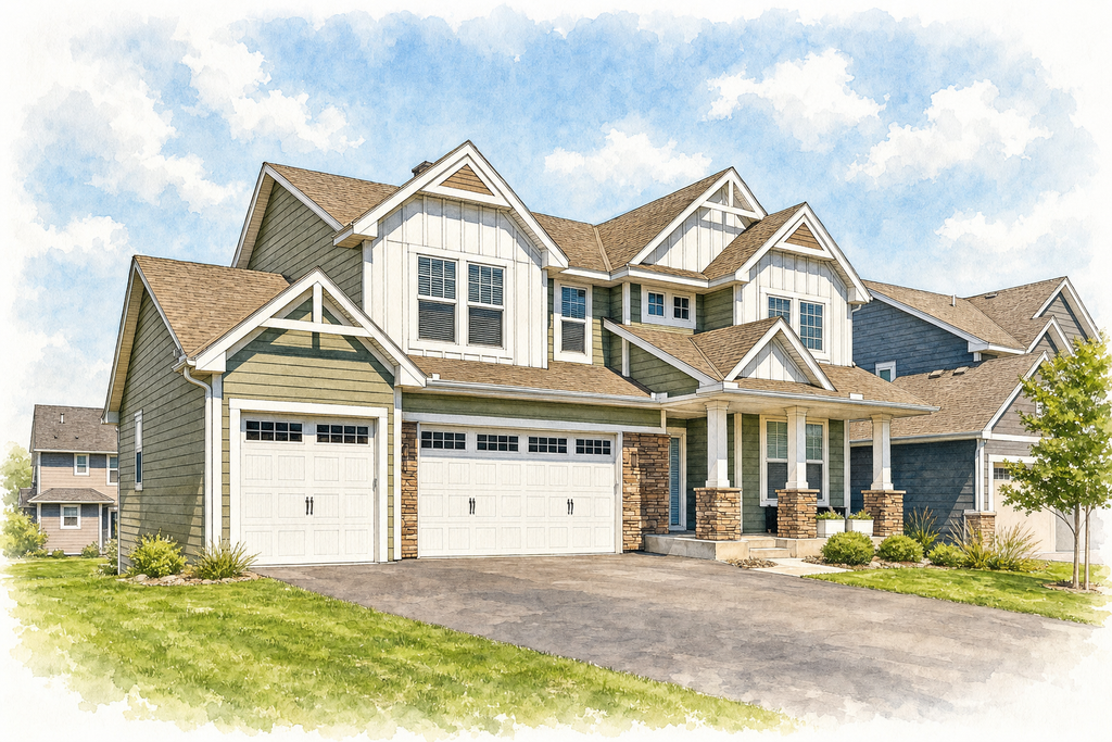Watercolor portrait of 7217 Purple Pkwy