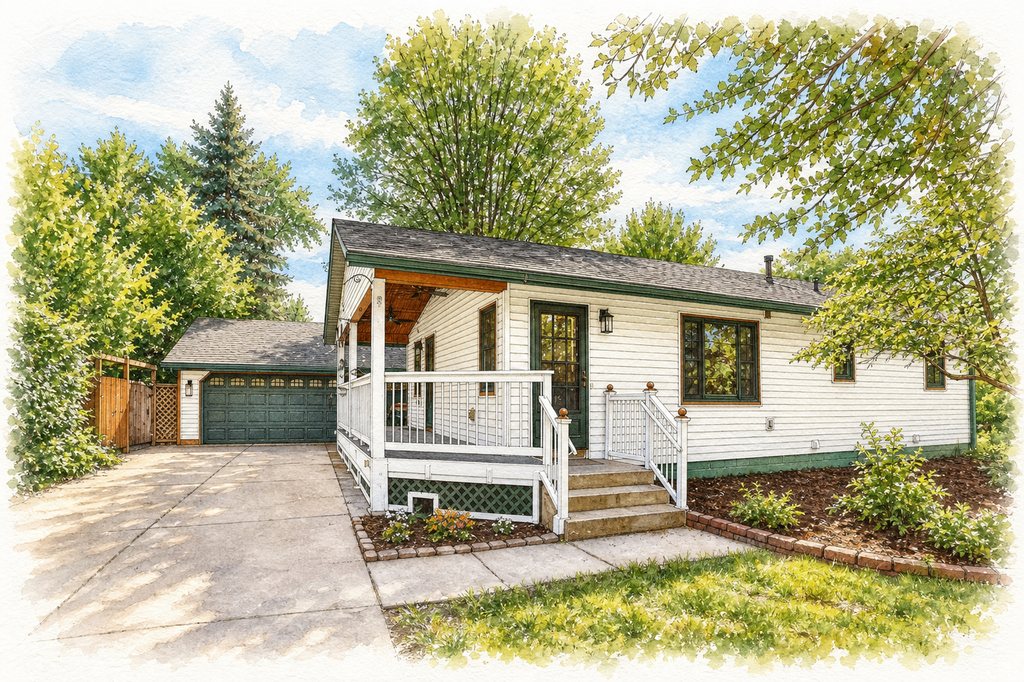 Watercolor portrait of 816 120th Ln NE