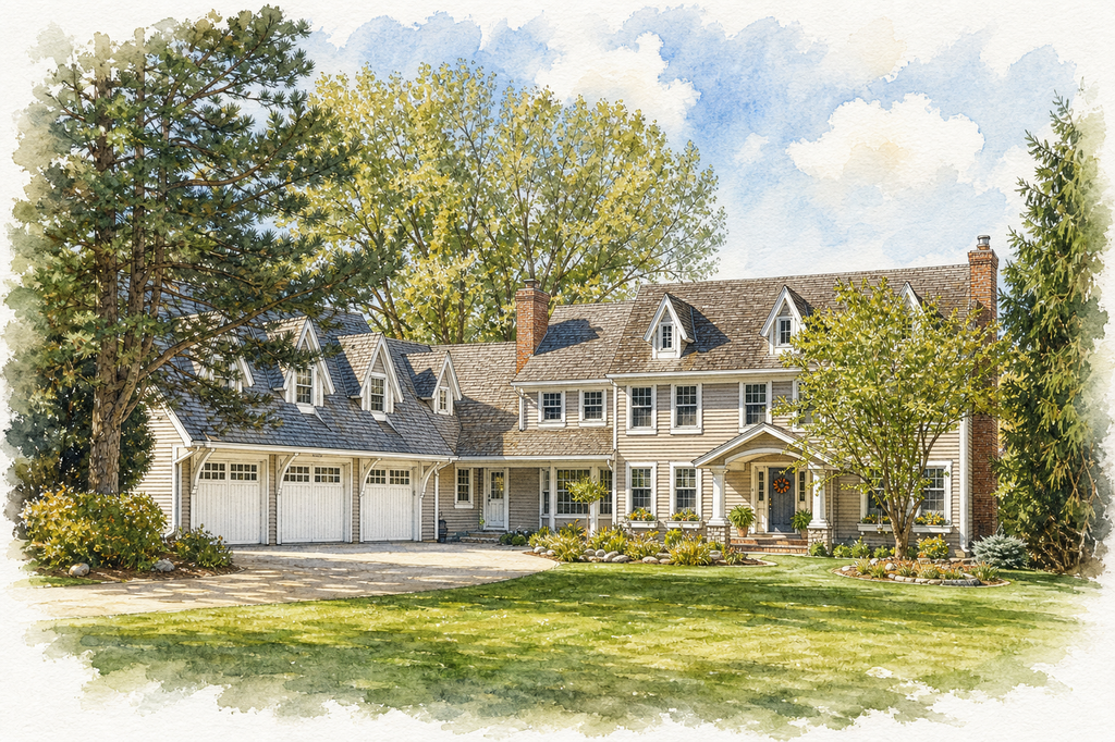 Watercolor portrait of 28140 Boulder Bridge Dr