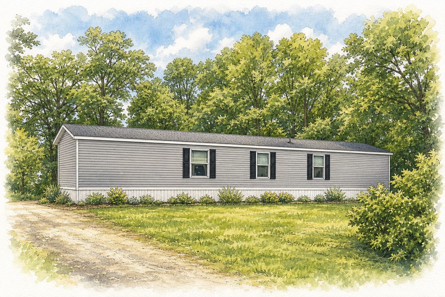 Watercolor portrait of 41232 Marion Dr N