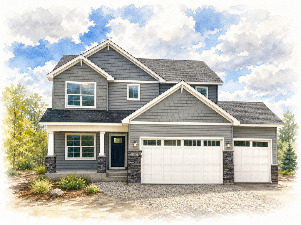 Watercolor portrait of 901 Kepler Ave NE