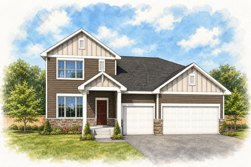 Watercolor portrait of 11637 Harbor Cir N