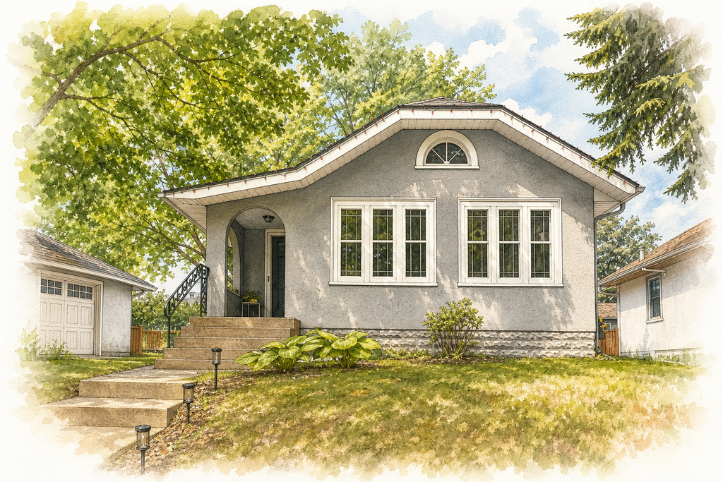 Watercolor portrait of 4146 25th Ave S