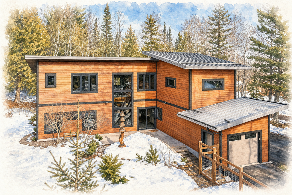 Watercolor portrait of 3515 Greysolon Rd