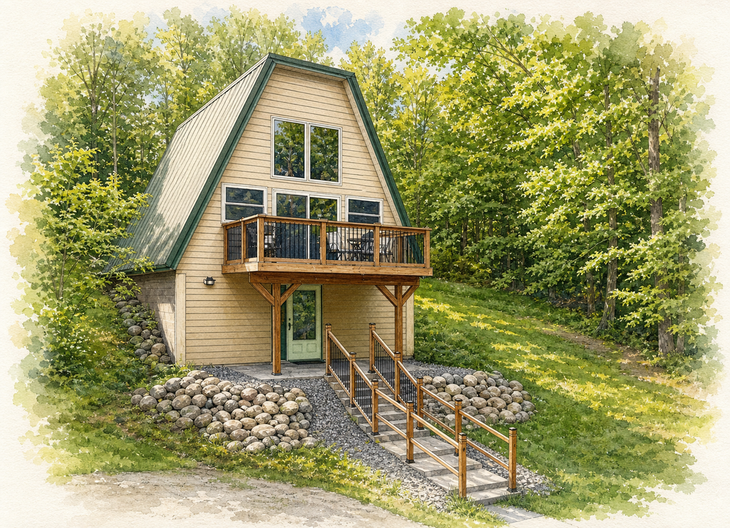 Watercolor portrait of 33816 Pioneer Ave