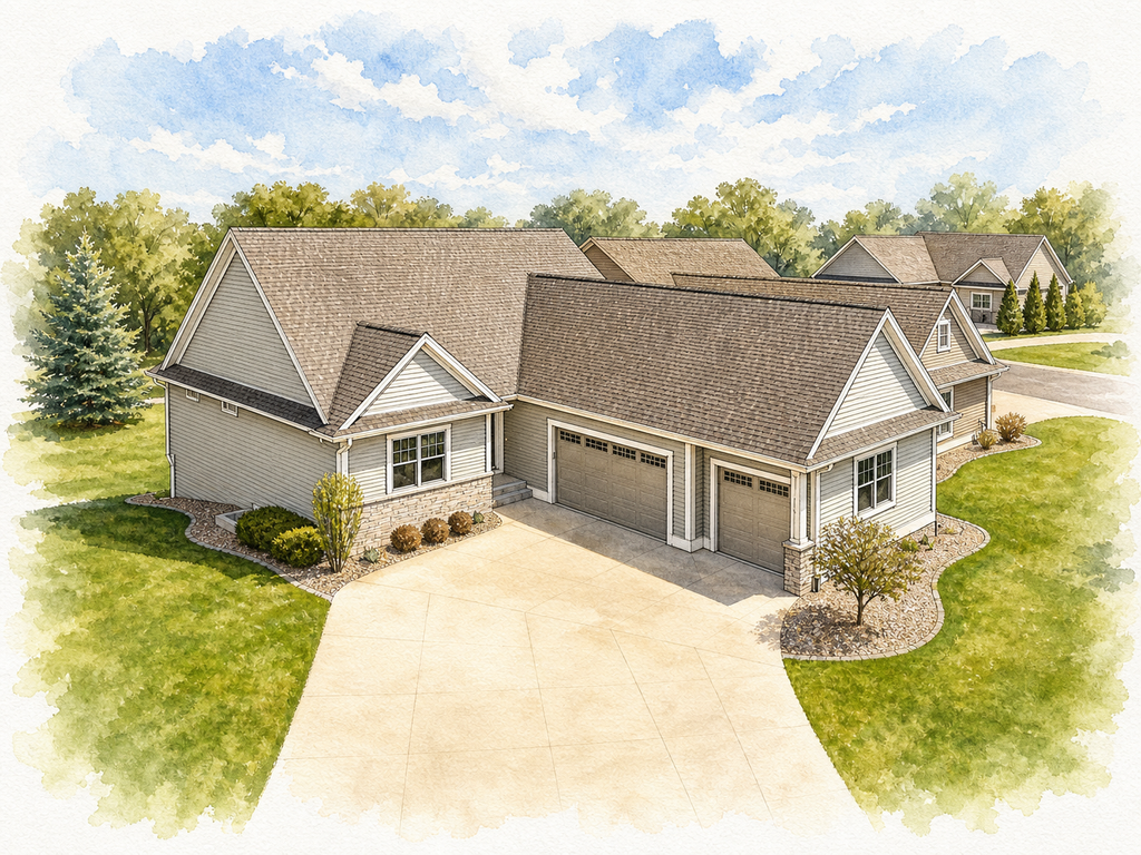Watercolor portrait of 3396 Weston Ct SW